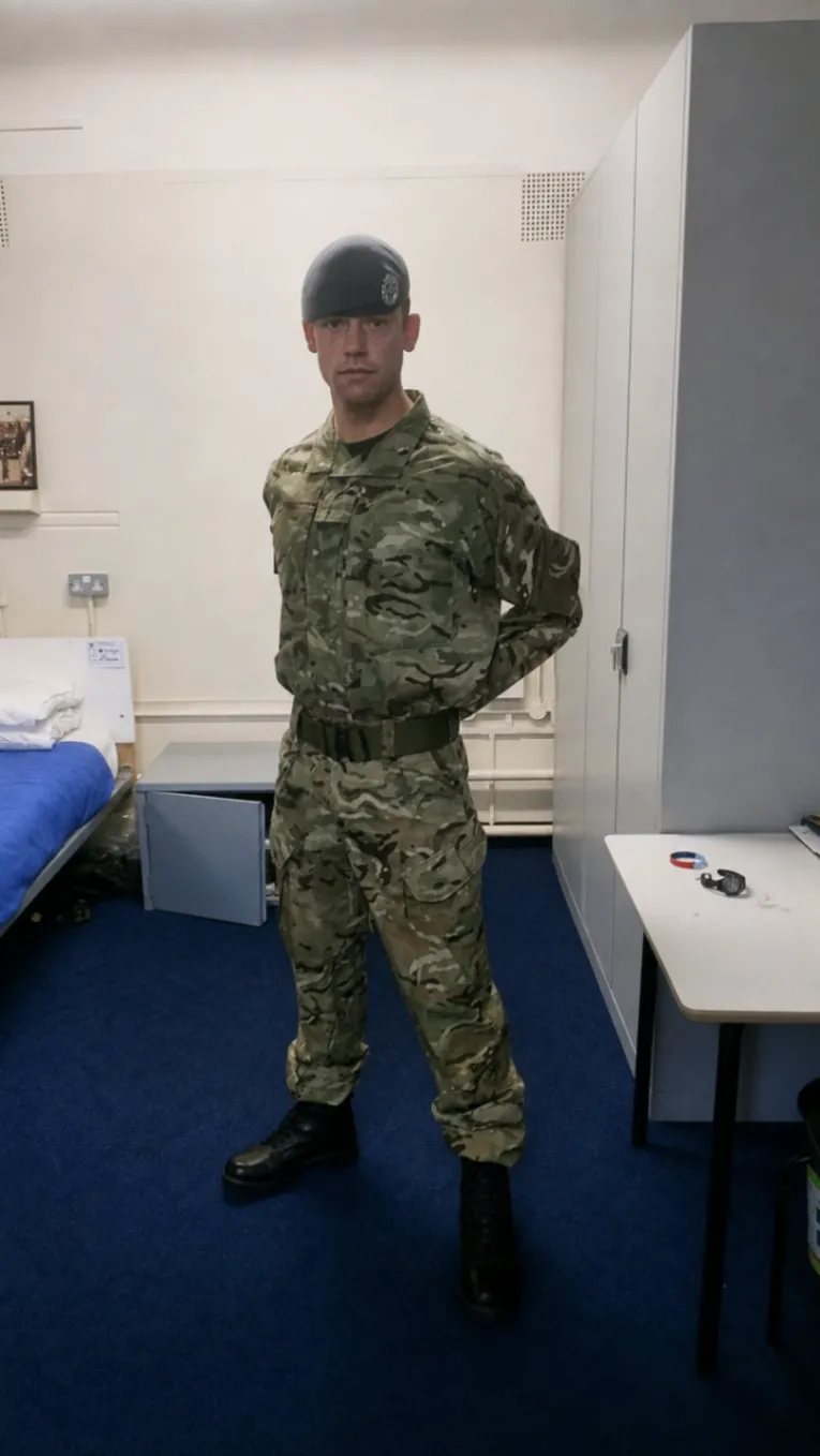 Duane Bradshaw in RAF section